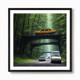 Road In The Woods Art Print