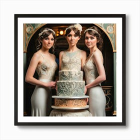 Victorian Wedding Cake 2 Art Print