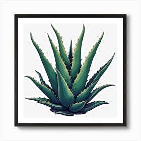 Aloe Vera Art Print