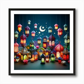 Ramadan Lanterns 2 Art Print