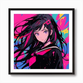 Anime Girl 3 Art Print