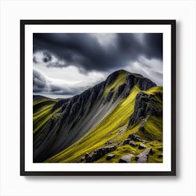 Stormy Sky Over Scotland Art Print
