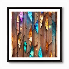 Stained Glass Wall Art Print