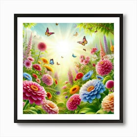 Flower Garden 2 Art Print