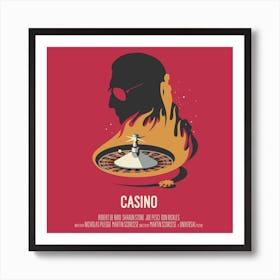 Casino Square Art Print