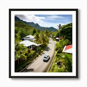 Plant Community Vegetation Window Car Holiday Maker Drone District Tour Tourism Rural Walk (1) Art Print