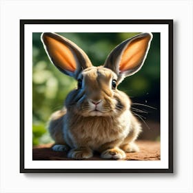 Rabbit - Rabbit Stock Videos & Royalty-Free Footage Art Print