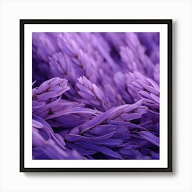 Lavender Flowers 9 Art Print