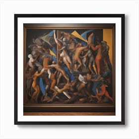 Wall Art Painting (A losing battle) Art Print