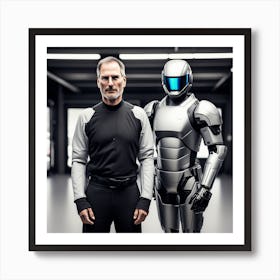 Portrait Of Steve Jobs 1 Art Print