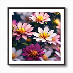 Flowers In Bloom Art Print