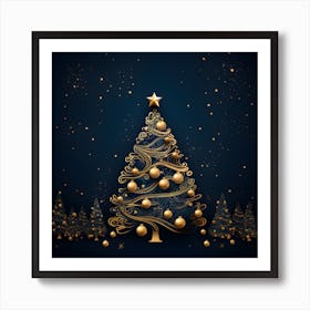 Elegant Christmas Design Series036 Art Print