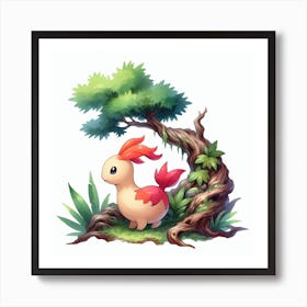 Pokemon 4 Art Print