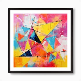 Juangisme Mindless Journey Abstract Art #6 Art Print