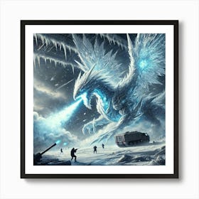 A Futuristic Sci Fi Depiction Of Cryonix, The Fros Art Print