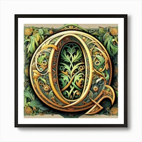 Letter O 1 Art Print