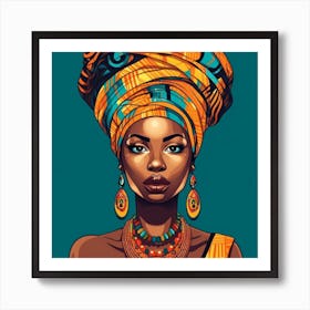 African Woman Art Print