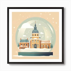 Kiruna Sweden 1 Snowglobe Art Print