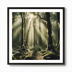 Mossy Forest 2 Art Print