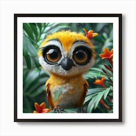 Cute Owl 1 Art Print