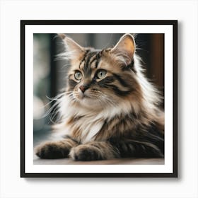 Coon Cat Art Print