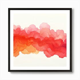 Abstract Watercolor Painting 8 Art Print