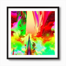 Psychedelic Painting Art Print