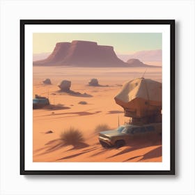 Desert Landscape 89 Art Print