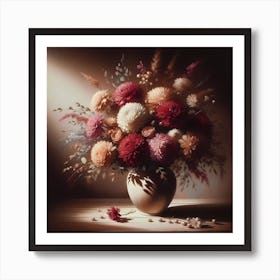 Flowers In A Vase 4 Art Print