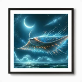 The Nightray (A Mythical Beast) The Mythical World Collection Style C Art Print