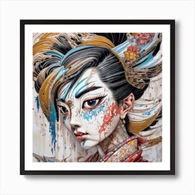 Geisha 2 Art Print