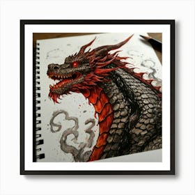 Dragon 3 Art Print