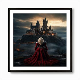 Default Elden Ring Landscape Hogwarts Castle Epic Night 8k Rea 3 Art Print