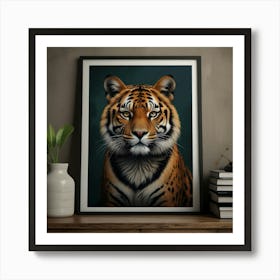 Tiger Print Art Print