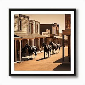 Old West Town 15 Art Print