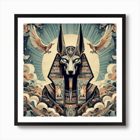 Mythological god 2 Art Print