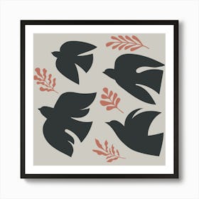 Doves 1 Art Print