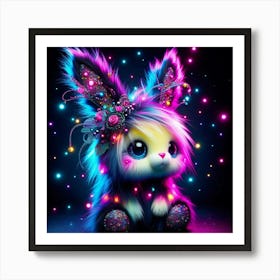 Bunny Bunny emo 2 Art Print