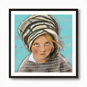 Little Girl In A Turban Art Print