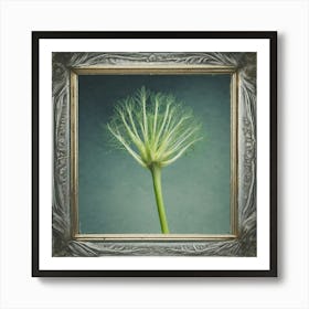 Frame Created From Fennel On Edges And Nothing In Middle Haze Ultra Detailed Film Photography Li (7) Art Print