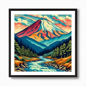 Mt Fuji 2 Art Print