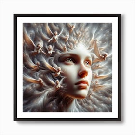 Angels In The Sky 1 Art Print