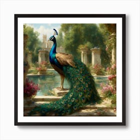 Lord of the garden Art Print