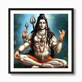 Lord Shiva 12 Art Print