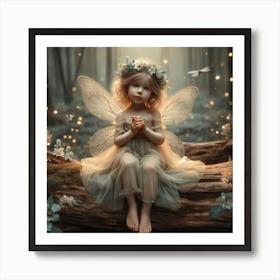 Fairy In The Forest 36 Art Print