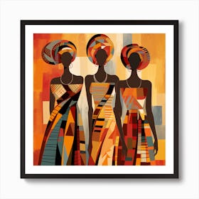 Three African Women 39 Art Print