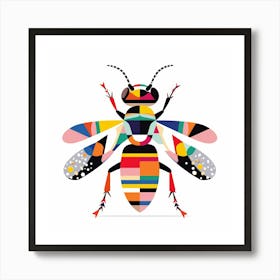 Bee Illustration 1 Art Print