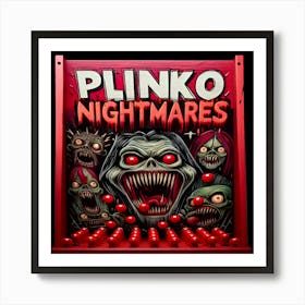 Plinko Nightmares #1 v2 Art Print