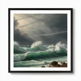 Tempestuous Seas Art Print