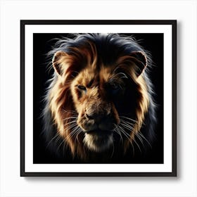 Lion portrait Art Print